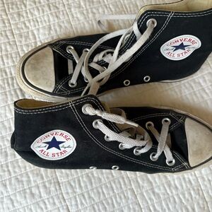 Converse Black and White High-Top Sneakers